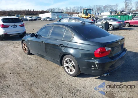 2008 BMW 328Xi z USA, uszkodzony, nr VIN WBAVC73548KP38409
